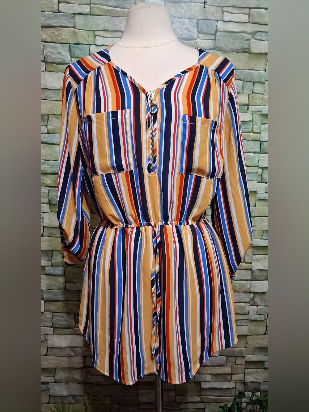 Riley & James Striped Tunic Top